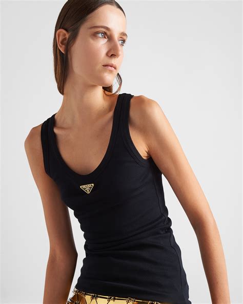 prada ribbed tank top outlet|best budget ribbed tank tops.